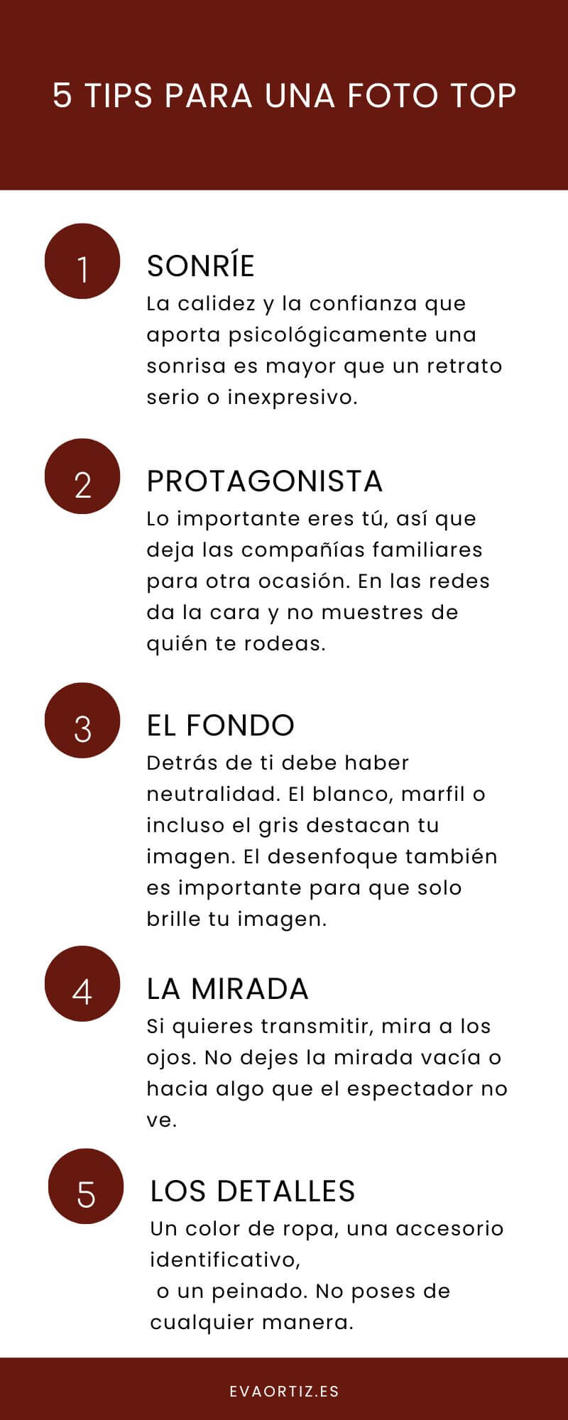 Consejos fotos perfil redes sociales